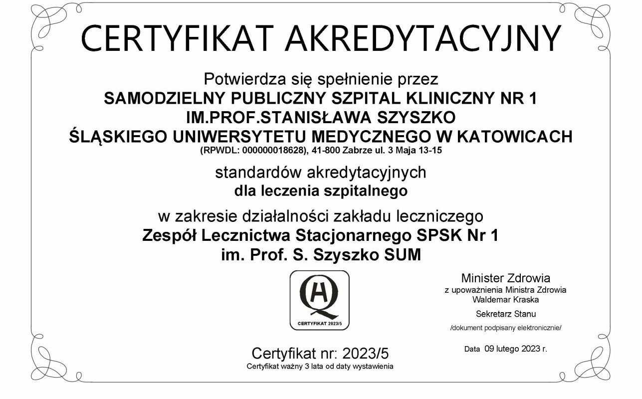 Certyfikat Akredytacyjny